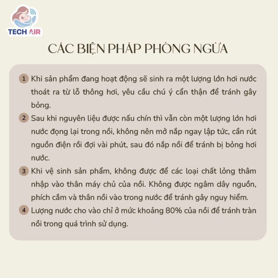 Nồi Nấu Chậm Bear SB-NNC15 1.5L - Lưu Ý Khi Sử Dụng