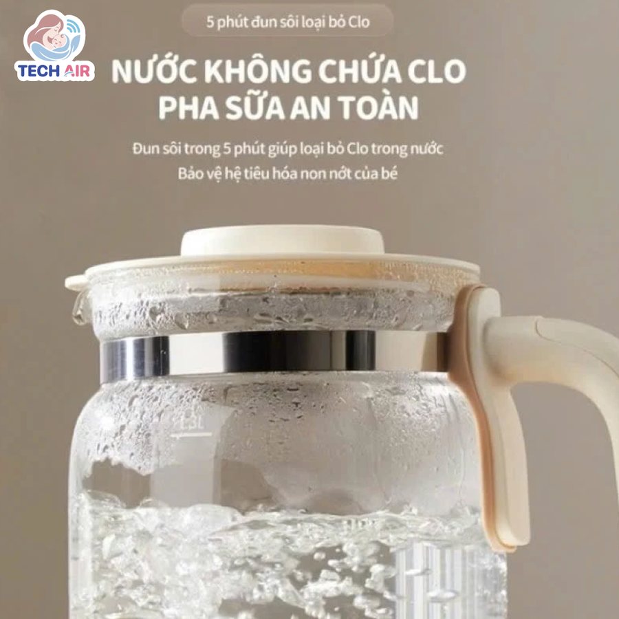 Máy Hâm Sữa Bear WW-5H12N 1.3L - Tích hợp 8 chức năng đa năng