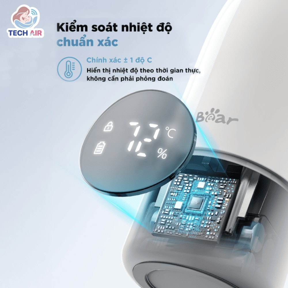 Bình Hâm Sữa Di Động Bear BKL-055EJ 500ml