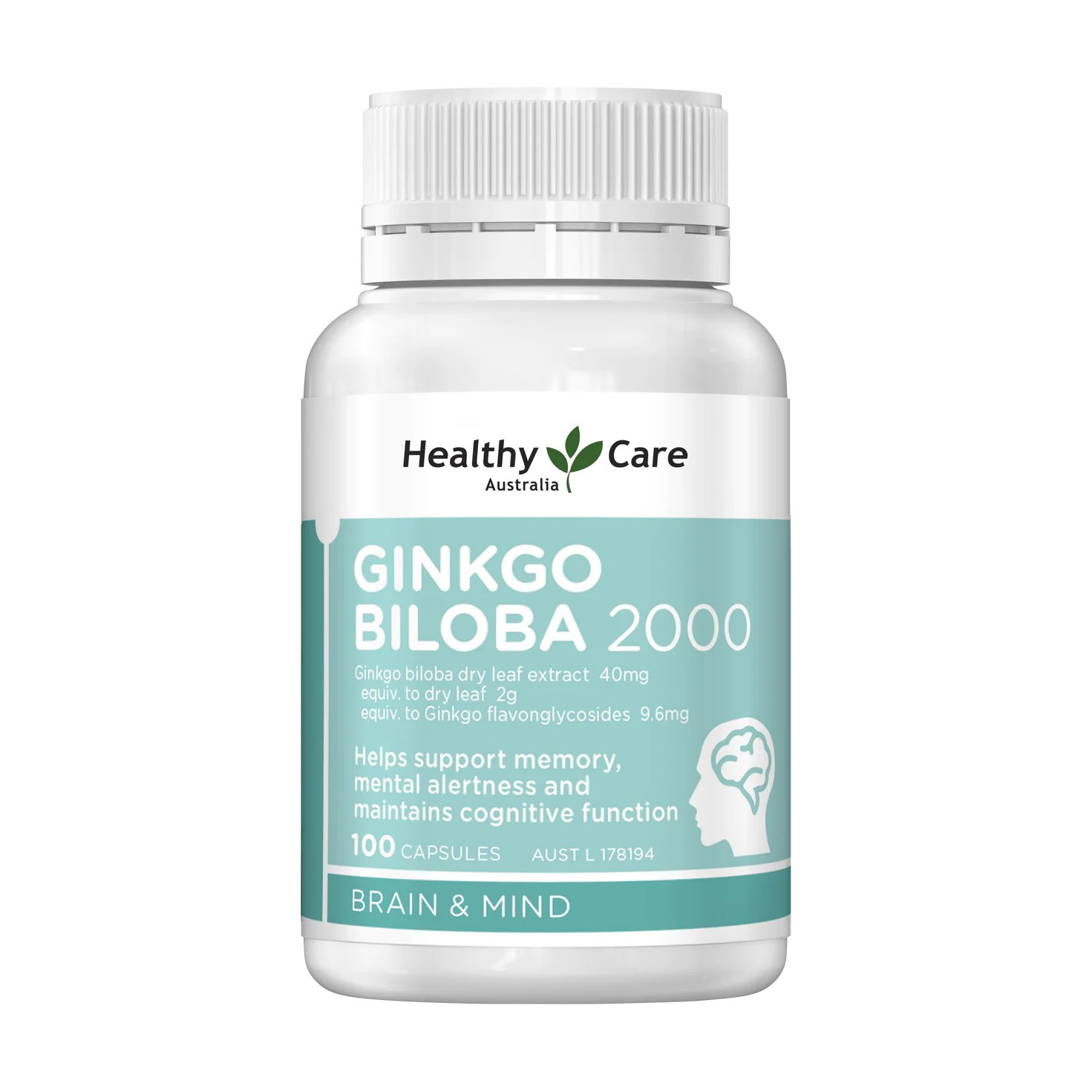 Healthy Care Ginkgo Biloba 2000mg