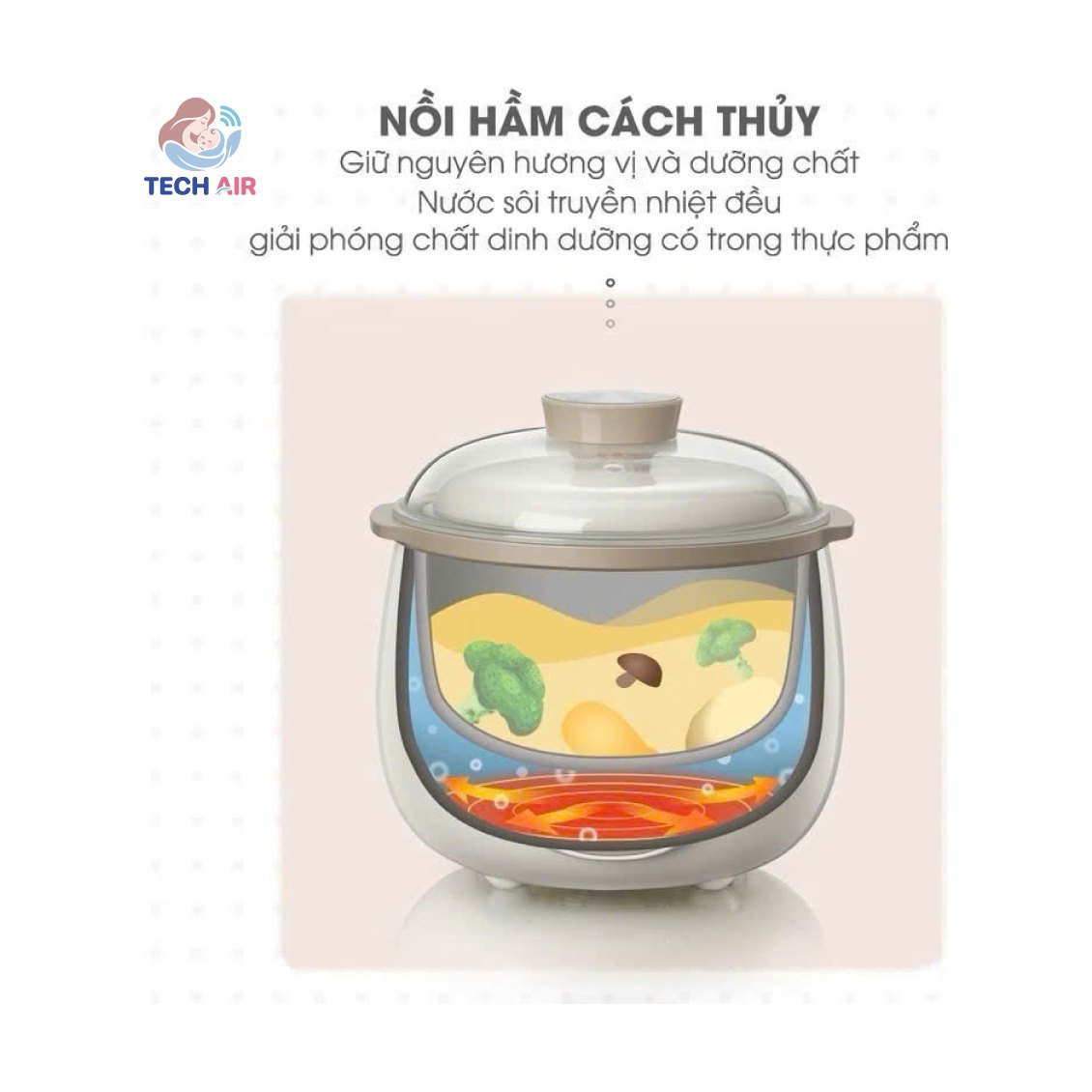 Nồi Nấu Chậm Bear 0.8L SUBE001