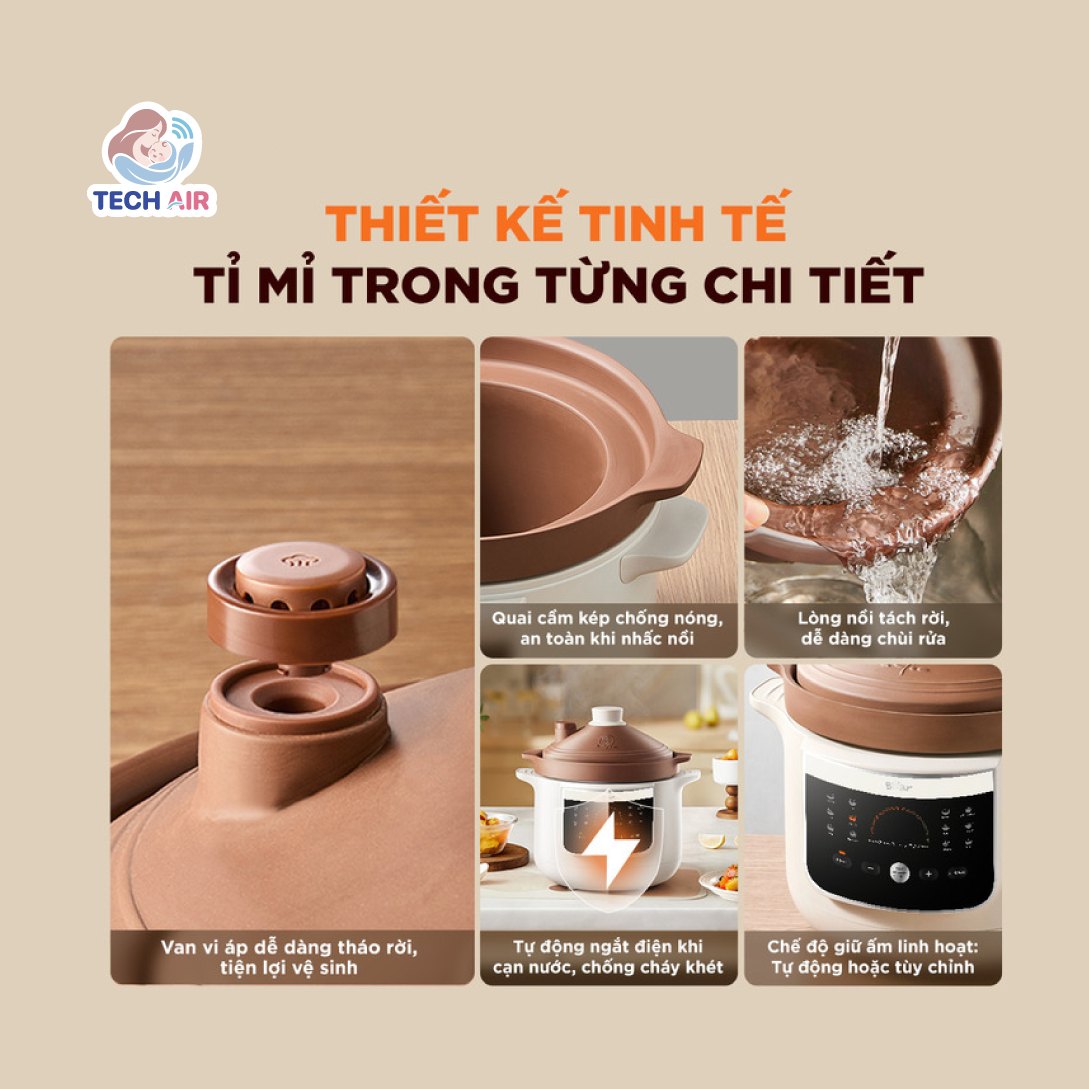 Nồi Nấu Chậm Bear 3.0L ESP-305LP