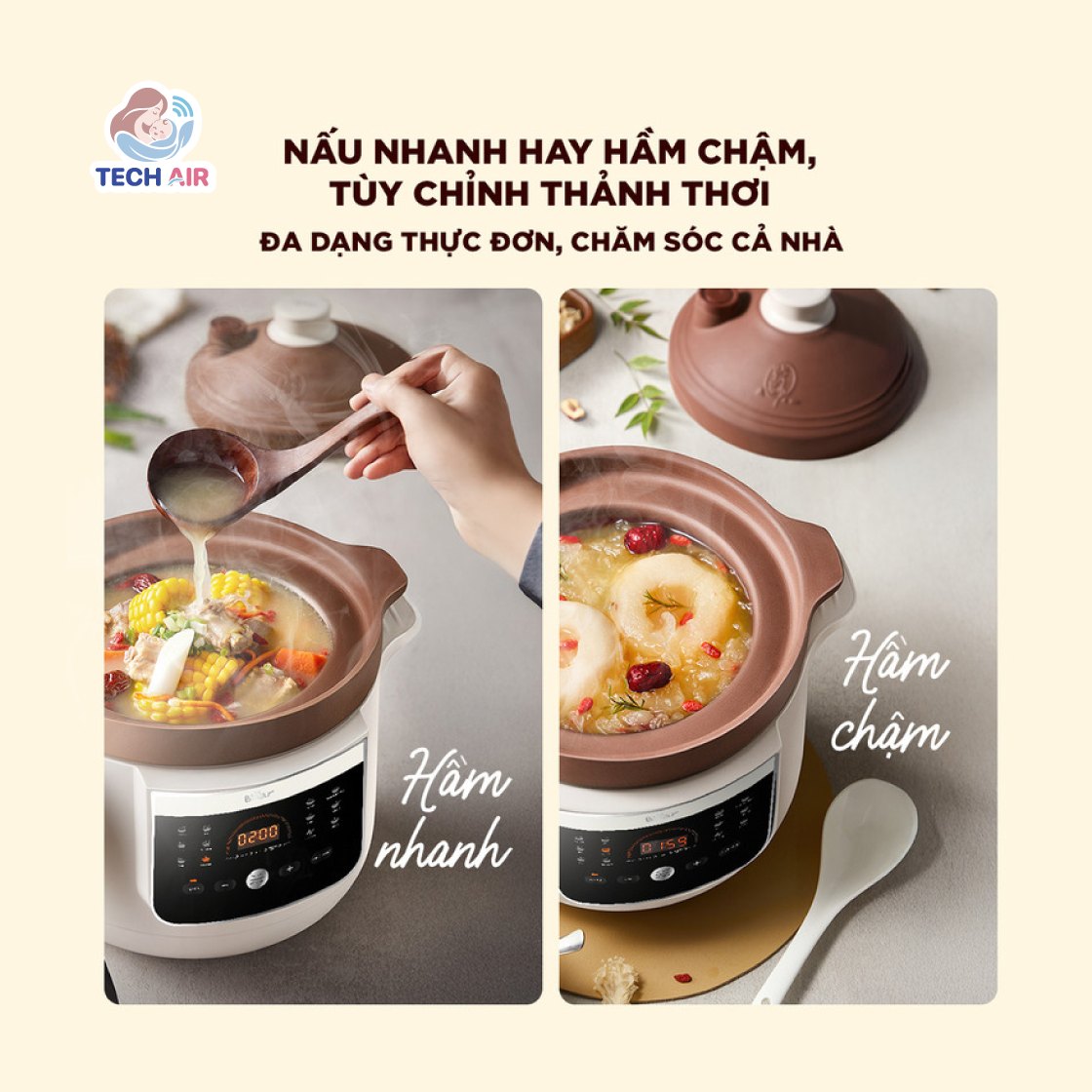 Nồi Nấu Chậm Bear 3.0L ESP-305LP